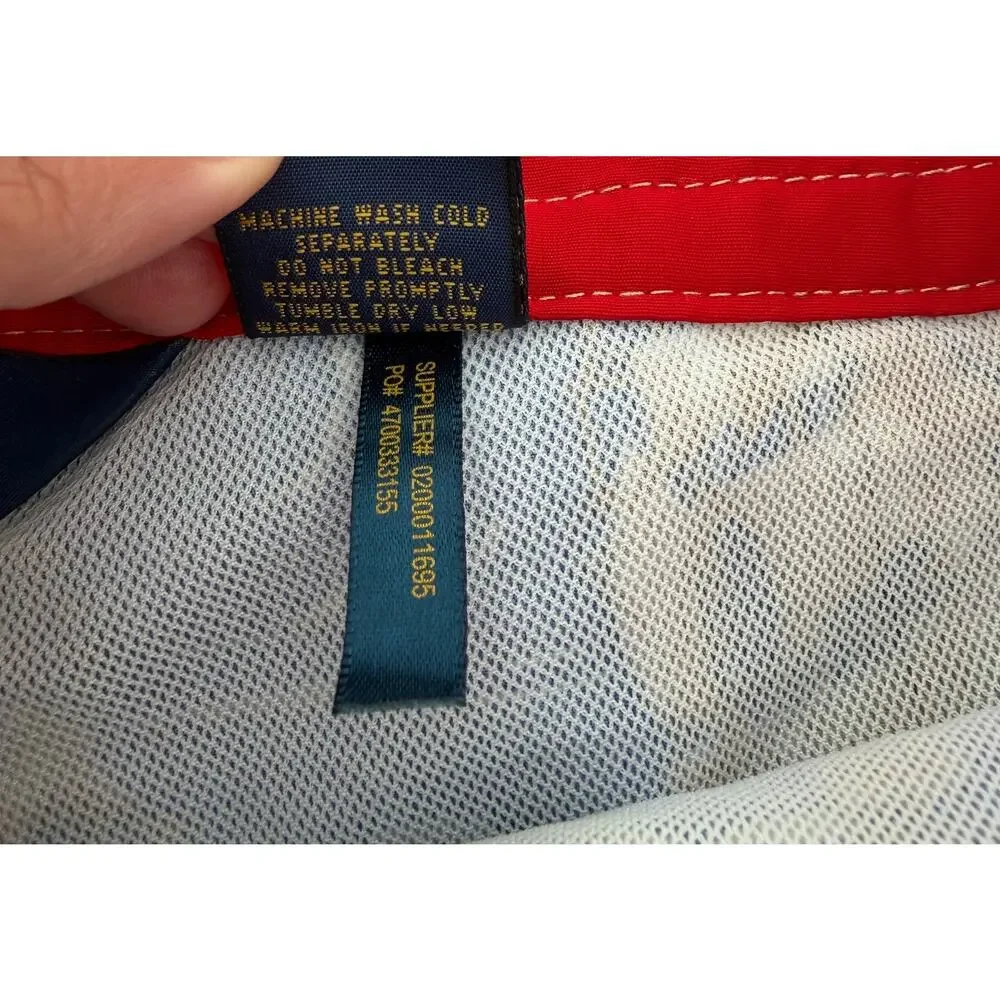 Polo Ralph Lauren Blue Swim‎ Trunks Lined Board Shorts Pirate Ship Buoy Mens 32
